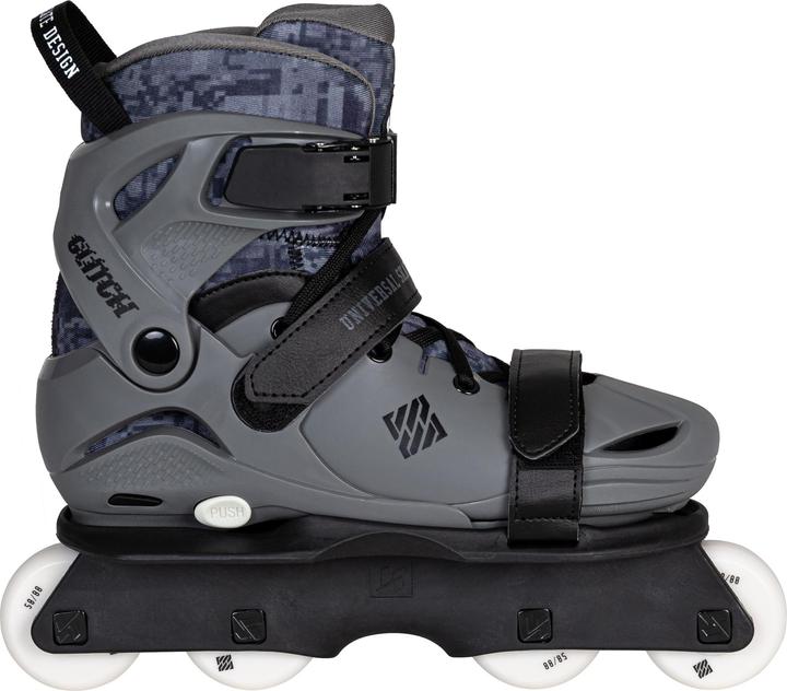 Immagine prodotto Powerslide Rollschuhe Glitch adj. GrauSchwarz 35-38 (35)