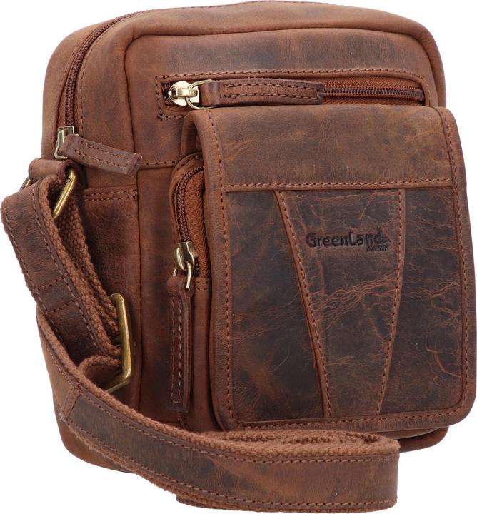 Produktbild Greenland Nature Montenegro Umhängetasche RFID Leder 15 cm