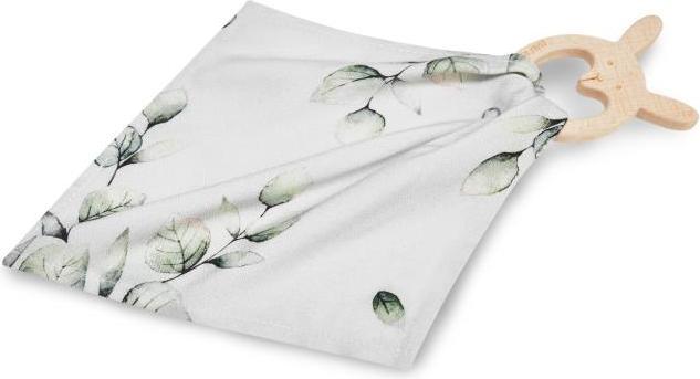Produktbild Qbana Mama Kuscheltuch Eukalyptus Schildkröte Holzbunny