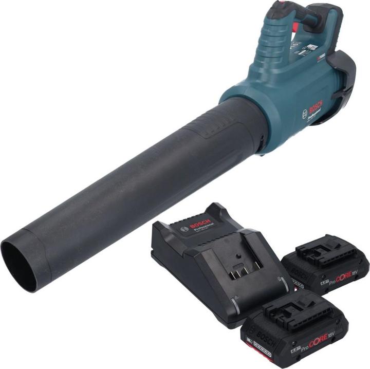 Actual product image Bosch Professional Bosch GBL 18V-750 Professional Battery Blower 18 V BITURBO Brushless + 2x ProCORE battery 4.0 Ah + (Rechargeable battery operated, Leaf blower)