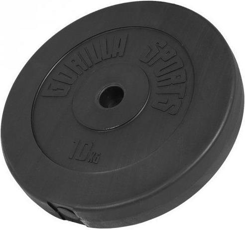 Actual product image Gorilla Sports Weight plates (1 x 10 kg)