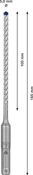 Productafbeelding Bosch Professional Zubehör Expert SDS plus-7X hamerboor, 5 x 100 x 165 mm (5 millimeter)