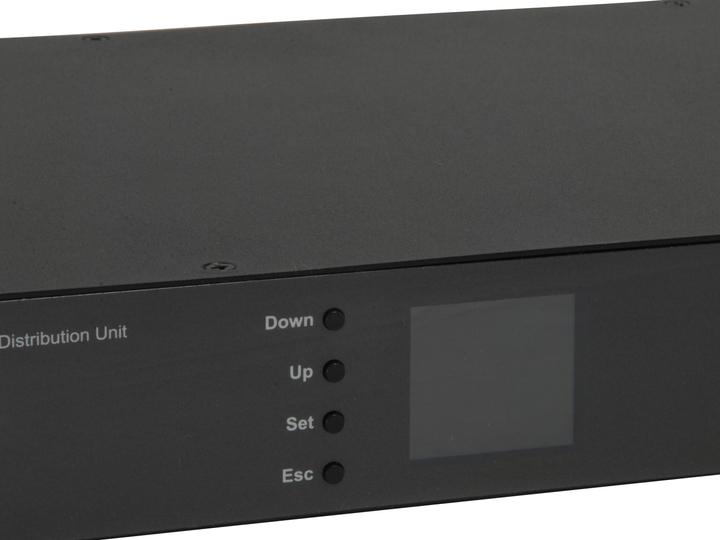 Actual product image LevelOne 12 x IEC 320 C13, AC, LCD, ACL/RADIUS, TLS/SSH (12 Ports)
