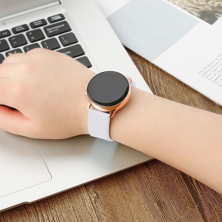 Produktbild Hurtel Silicone Strap TYS smart watch band universal 20mm red (20 mm, Silikon)