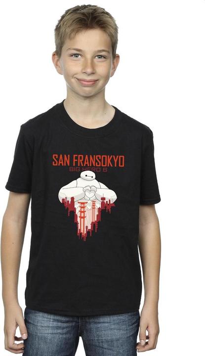Image du produit Disney - T-shirt BIG HERO BAYMAX SAN FRANSOKYO HEART - Garçon (128)