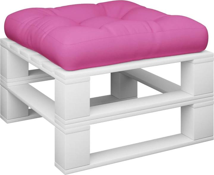Actual product image Diverse Hardware Palettenkissen Rosa 60x61,5x10 cm Oxford-Gewebe (60 x 10 x 61.5 cm)