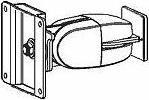 Actual product image Ergotron Wall Mount 100 Series Double Pivot (Wall, 27")