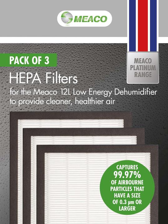 Produktbild Meaco HEPA Filter 3er-Pack für 12L Low Energy (3 x)
