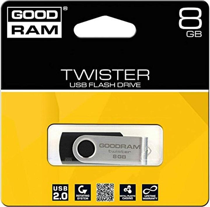 Produktbild Goodram TWISTER USB-Flash-Laufwerk (8 GB, USB-A)