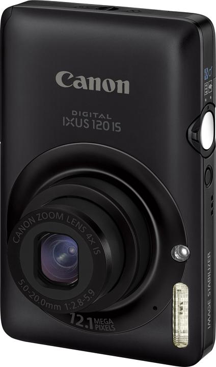 Canon Digital IXUS 120 IS, 12MP, zoom 4x, HD-Movie, nero (12 Mpx, 1/2,3'')