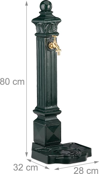 Actual product image Relaxdays Antique Fountain Column
