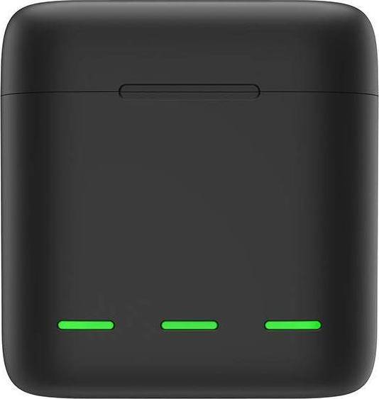 Actual product image Telesin Three-channel box charger + 3 batteries (Hero 10, Hero 9)