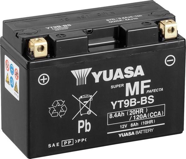 Yuasa Batteria per moto YT9B AGM 8Ah (DIN 50801) YT9B-BS YT9B-4 (8 Ah)