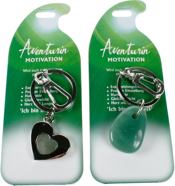 Produktbild Roost Schlüsselanhänger Motivation G231 Gr. Aventurin 2 Motive (assortiert) (Gr. Aven)