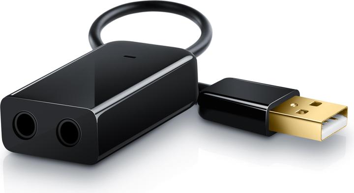 Image du produit Aplic Carte son Virtual 7.1 Surround, USB mini externe, Dynamic 3D Surround, entrée 3,5mm, sortie 3,5mm (USB 2.0)