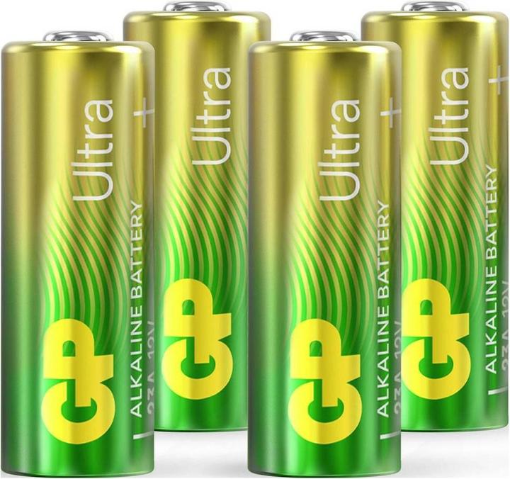 Actual product image GP Batteries GP Ultra Alkaline Battery 23A/MN21, 12V, 4-pack (4 pcs., A23)