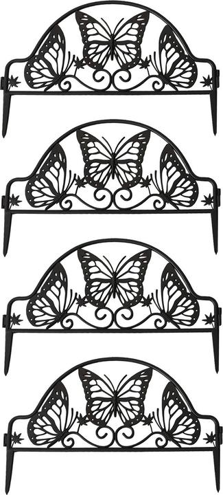 Produktbild HTI-Living Beeteinfassung 400 cm Schmetterling mit Lichterkette (400 cm)