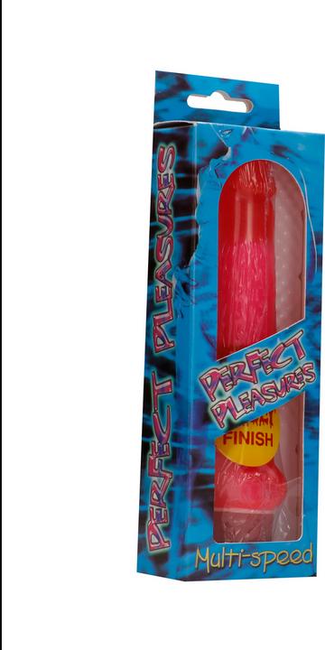 Actual product image Seven Creations Jelly Anal Vibrator- Pink