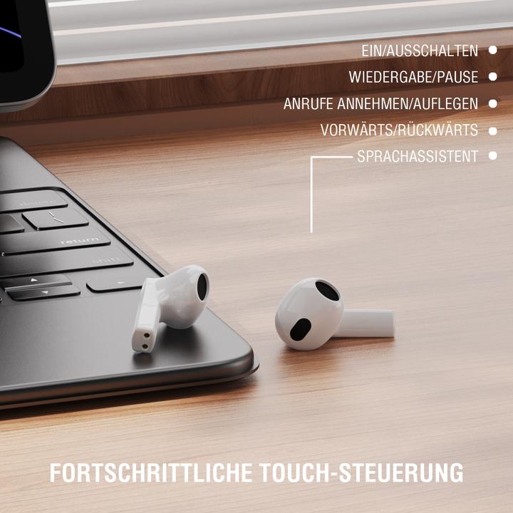 Actual product image 4smarts SkyBuds Bluetooth headphones (ANC, 25 h, Wireless)
