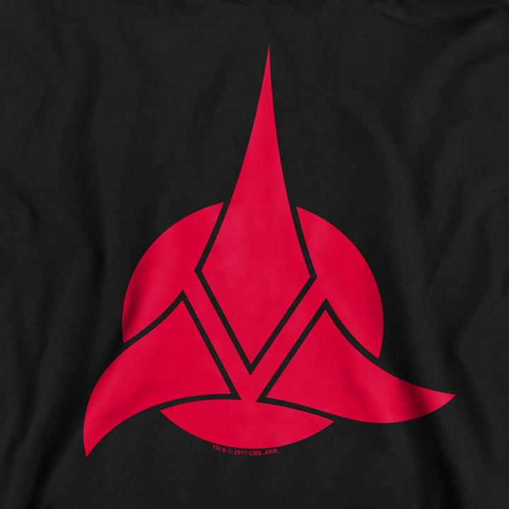 Actual product image Unisex Adult Klingon Logo Sweatshirt (L)