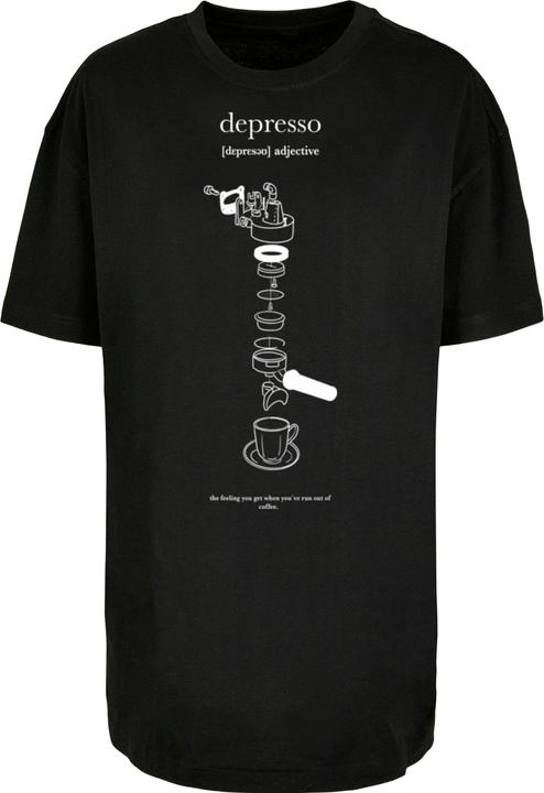 Mister Tee MisterTee Ladies Depresso Oversized Boyfriend Tee - 167151