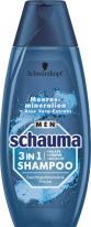 Produktbild Schauma men Shampoo 3in1 Feuchtigkeit + fri, 400 (400 ml, Flüssiges Shampoo)