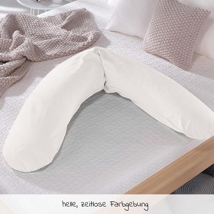 Actual product image Theraline Nursing pillow "The Original" with polyester hollow fibre filling incl. cover 190 cm (190 cm)