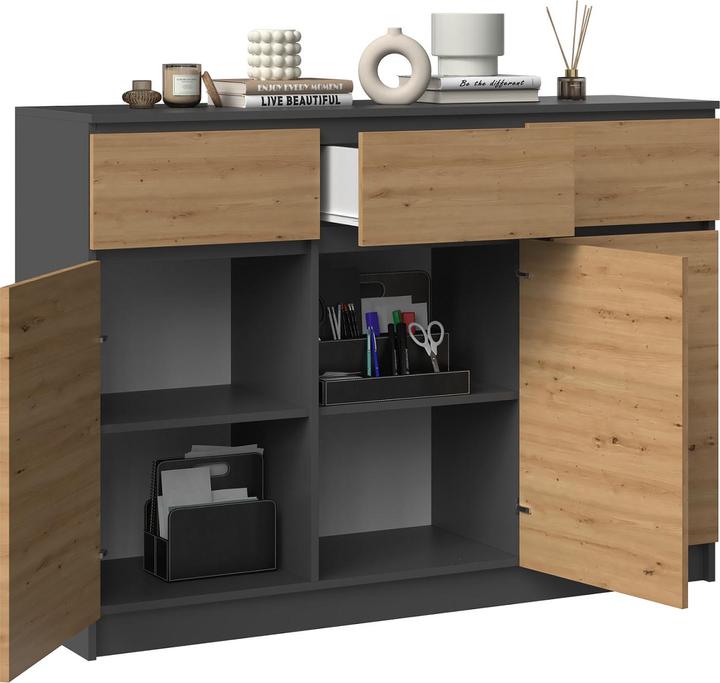 Actual product image Topeshop Chest of drawers (120 x 40 x 97 cm)