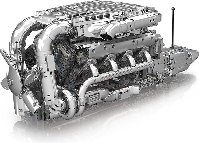 Immagine prodotto Mould King Motore Twin-Turbo