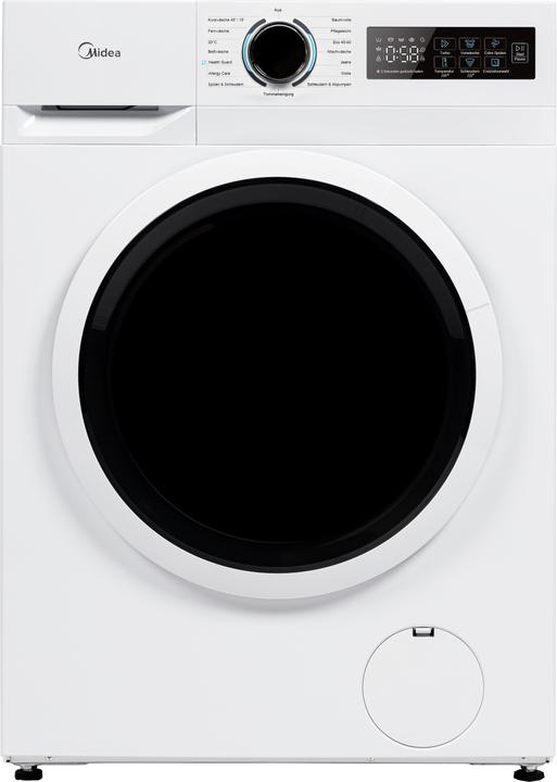 Produktbild Midea MF110W80B-14A10 Frontlader Waschmaschine, 8kg, 1400 U/min (8 kg, Links)