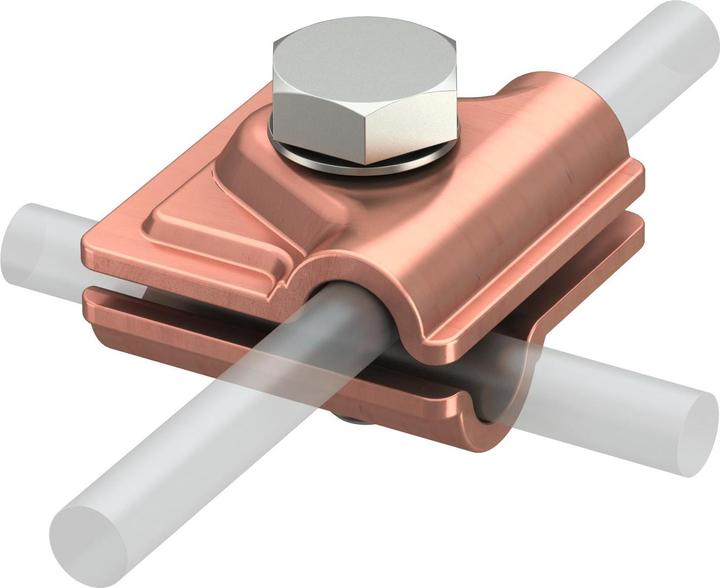 Image du produit OBO Bettermann Vertr Connecteur rapide Vario Cuivre 249 8-10 CU Type de connecteur T/croix/parallèle, Ge