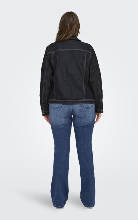 Produktbild Only Fly-Away Kragen Ärmelbündchen mit Knopf Jacke Jeansjacke (52)