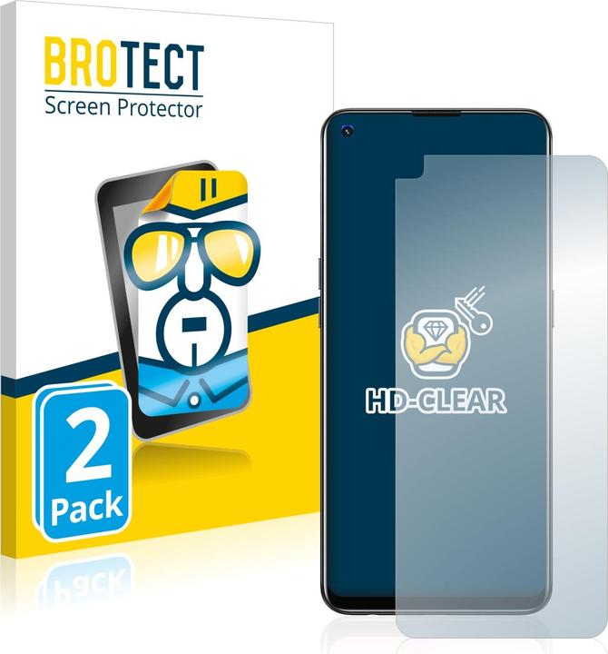 Actual product image BROTECT Screen Protector Clear (2 Piece, Oppo A94 5G)