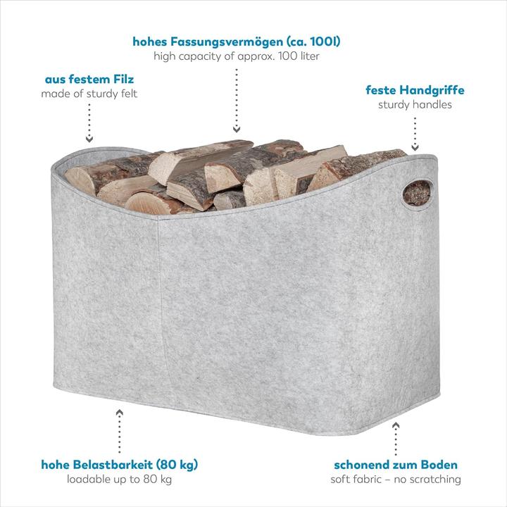 Image du produit Rubberneck Kaminholztasche (63 x 40 x 42 cm)