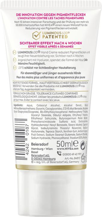 Image du produit NIVEA Anti-pigmentation lumineuse (50 ml)