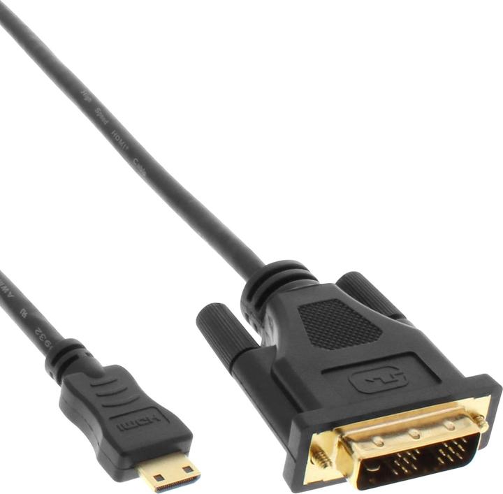 InLine DVI — mini HDMI (Typ C) (2 m, DVI, HDMI)