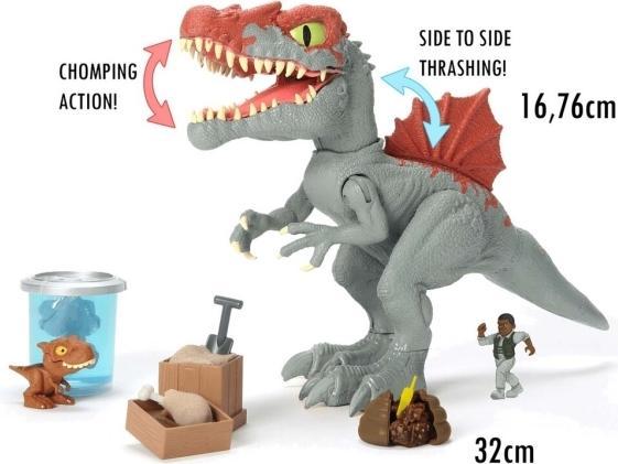 Image du produit Jurassic Park Jurassic World – Figurine Spinosaurus Démolisseur de Cage