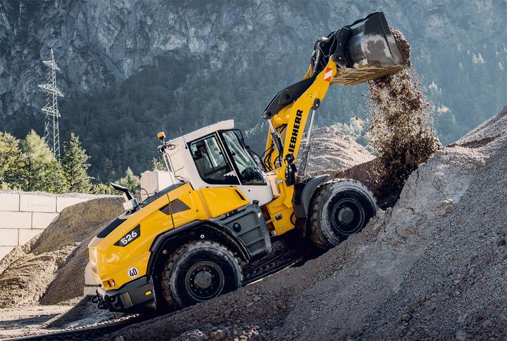 Produktbild Schmidt Spiele Liebherr, Radlader L526 150 Teile (150 Teile)