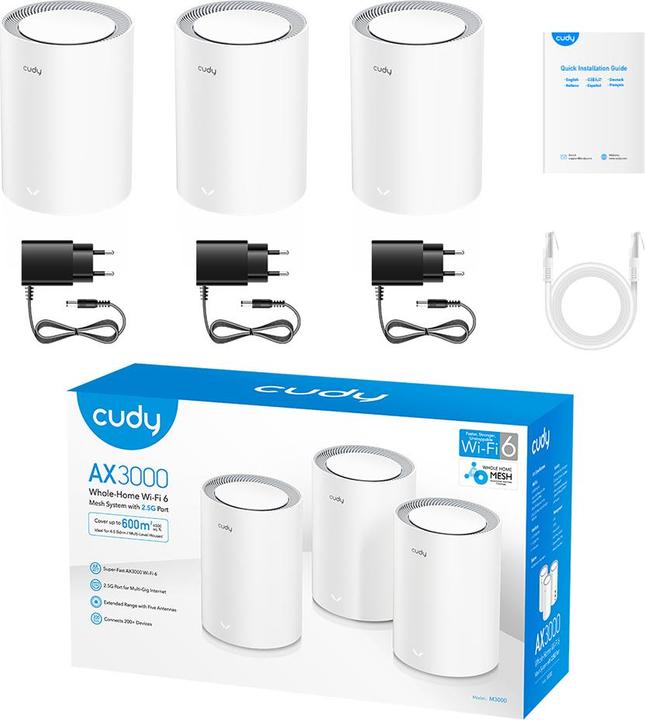 Actual product image Cudy M3000 3er Pack