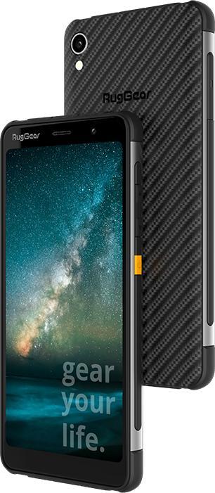 Actual product image Rug Gear RG850 (32 GB, Black, 5.99", Hybrid Dual SIM, 12 Mpx, 4G)