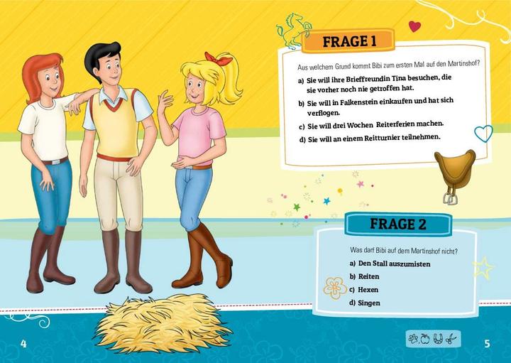 Image du produit Bibi & Tina - Das Quiz für Fans (Allemand, Svenja Dieken, Éditions Schwager & Steinlein, 2022)