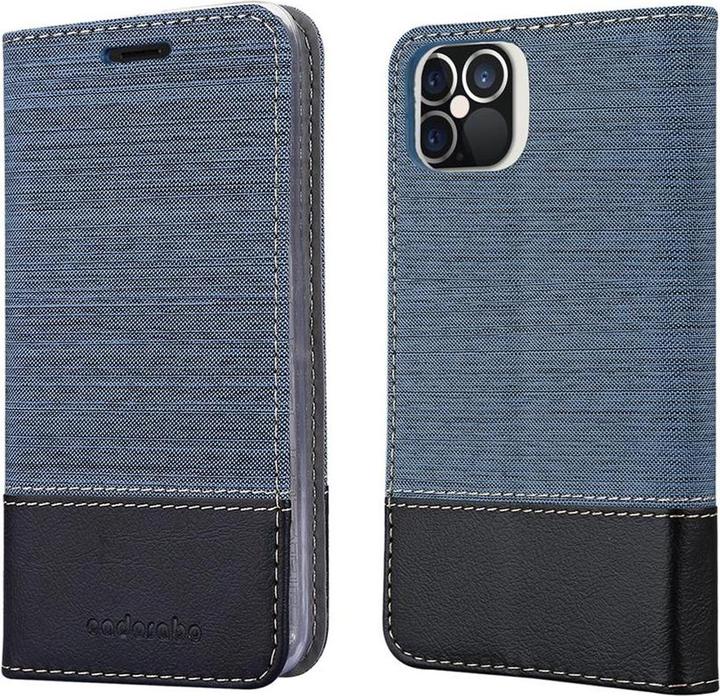 Image du produit Cadorabo Couverture look jeans Book (Apple iPhone 12, Realme 12 Pro+)