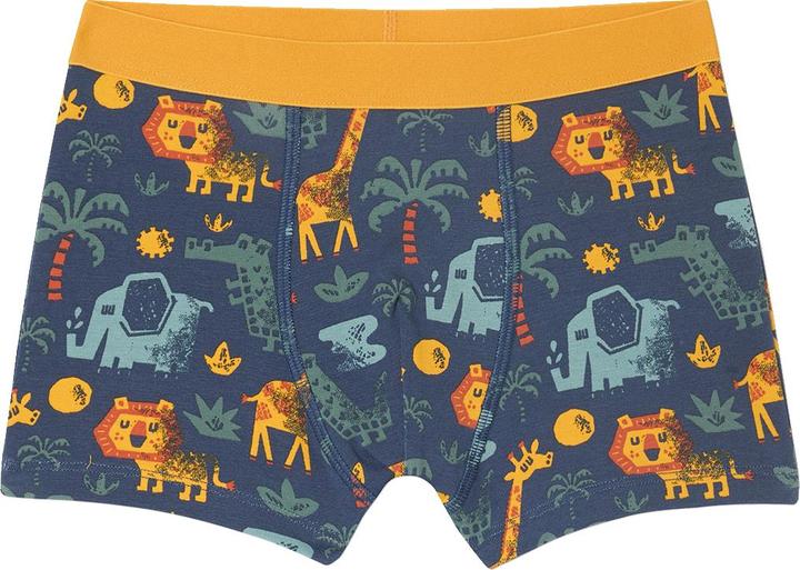 Immagine prodotto Vertbaudet Bio-Kollektion: 5er-Pack Jungen Stretch-Boxershorts Dschungel (140, Confezione da 5 pezzi)