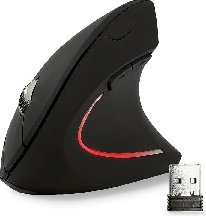 Eaxus Ergonomische Vertikalmaus, wireless (Kabellos)