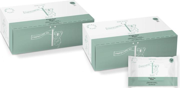 Actual product image Naïf Baby wet wipes (864 Piece)