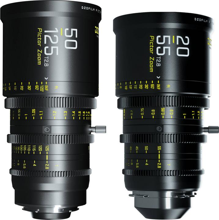 Image du produit Dzofilm Kit 2 objectifs Pictor Zoom (50-125/20-55 T2.8) (PL, Canon EF, APS-C / DX)