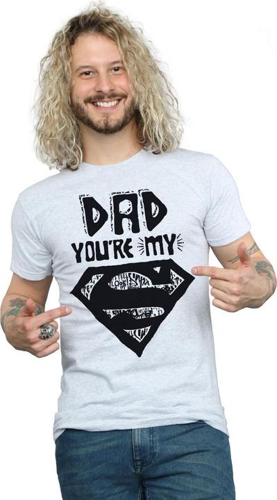 Actual product image Mens Superman Super Dad T-Shirt (XXL)