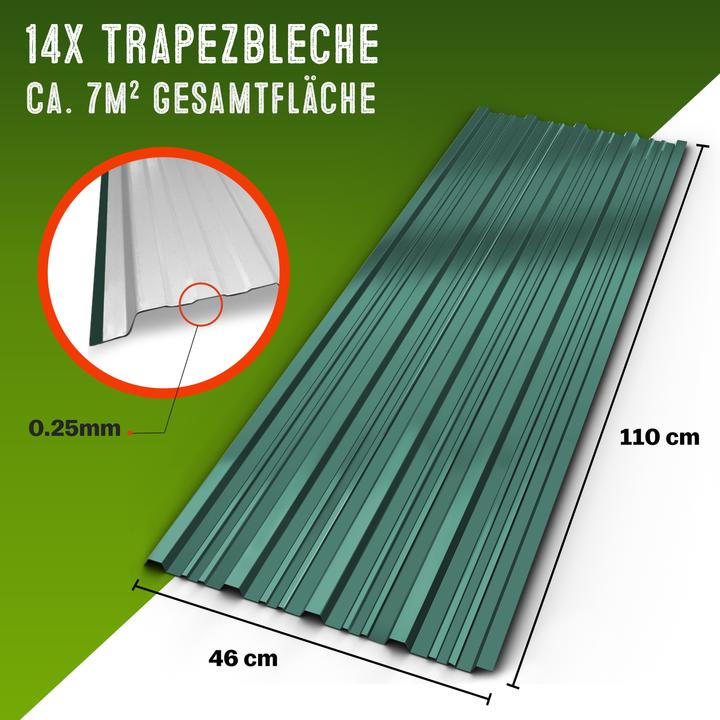 Produktbild Gardebruk 14x Trapezbleche