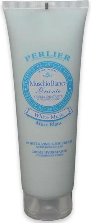 Actual product image Perlier Moisturizing Body Cream Musk and Turquoise 250ml (Body cream, 250 ml)