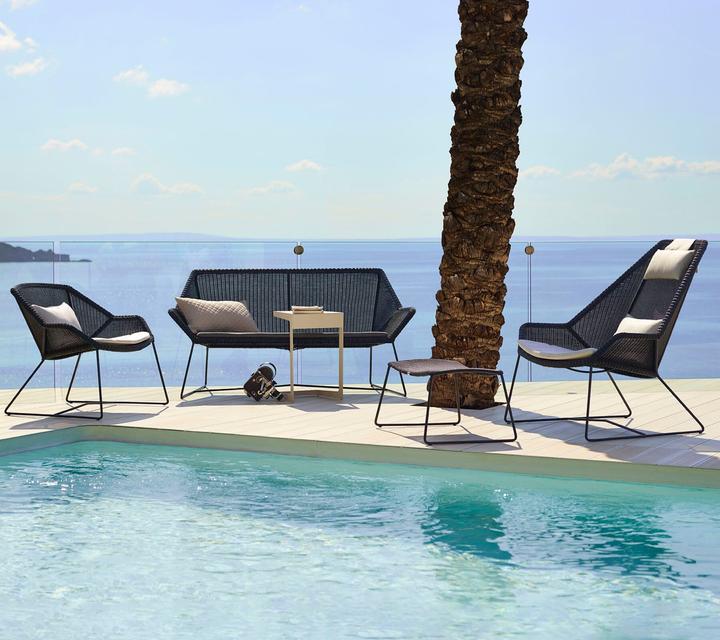 Image du produit Cane-line Breeze Set de coussins pour Fauteuil de jardin Lounge Haut dossier (55 x 75 cm)